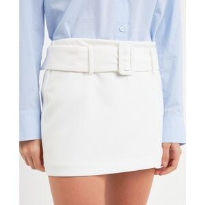 NWOT! Anthropologie English Factory belted skort
